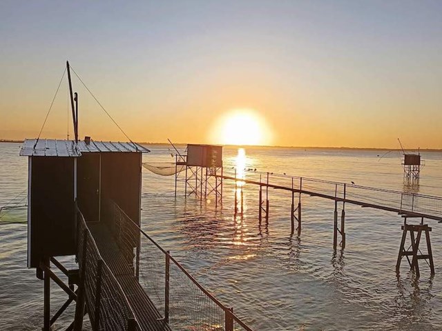Pêcheries de Sautron, photo prise depuis la chambre parentale