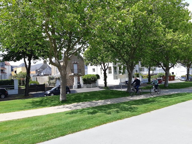 Piste cyclable front de mer